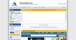Desktop Screenshot of kelownarent.com