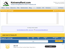 Tablet Screenshot of kelownarent.com